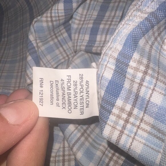 Men's Johnnie-O Performance Button Up Shirt - Prep-Formance - XXL - Oxford - Picture 6 of 8